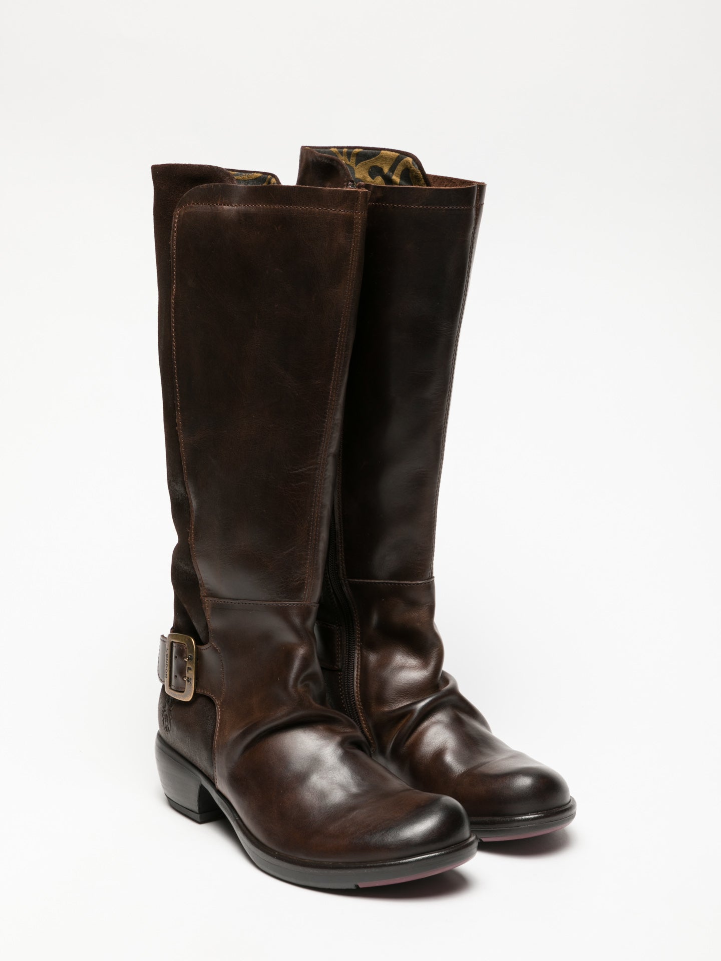 Fly London Brown Knee-High Boots
